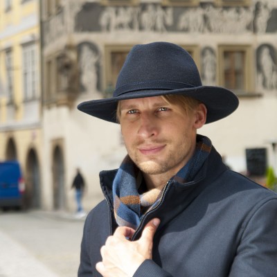 Pánský vlněný klobouk...