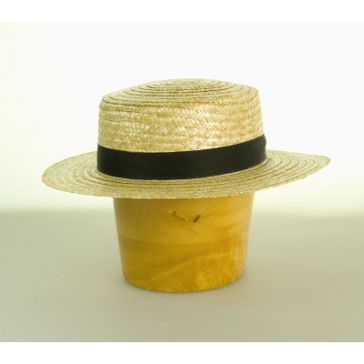 Pánský klobouk sláma s rovnou hlavou