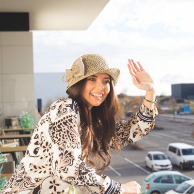 Modelový klobouk z mořské...