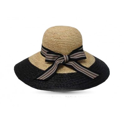 Dámský klobouk zdobený stuhou