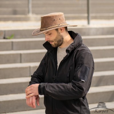 Kožený stetson Barmah hats...