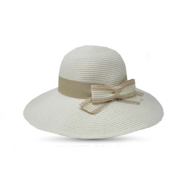 Dámský klobouk zdobený stuhou