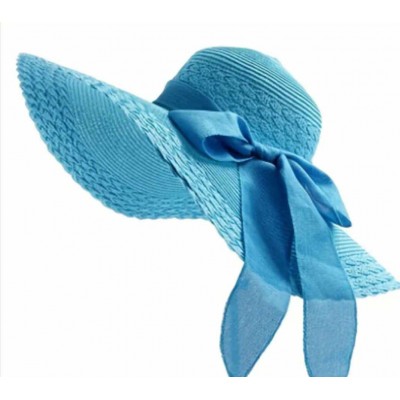 Dámský světle modrý široký...