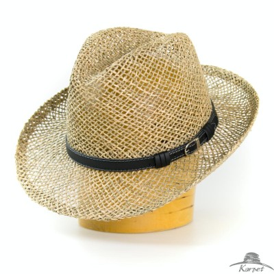 Pánský klobouk z mořské trávy 2