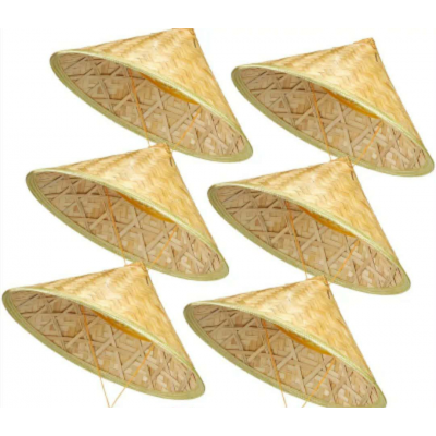 Bambusový klobouk v čínském... 2