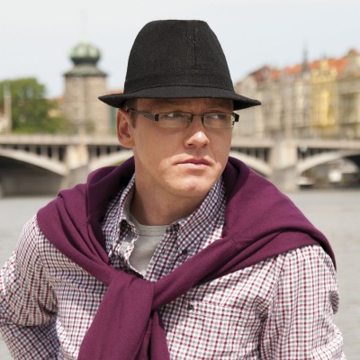 pánský šitý klobouk...