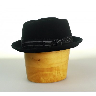 Pánský vlněný klobouk s malou krempou 2