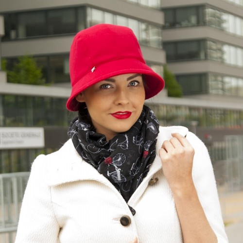 Dámský flaušový klobouk 