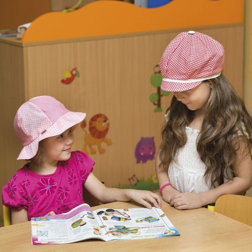 Bavlněný klobouk s kulatou hlavou 