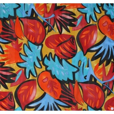 Dámský šifonový šátek 90x90 vzorovaný